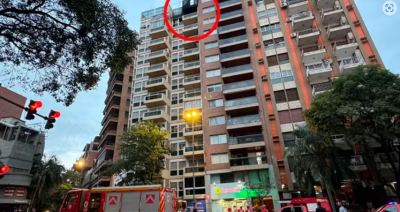 Un chico de 18 años murió al saltar desde el piso 12 de un edificio que se incendiaba en Córdoba