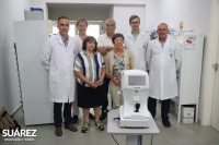 La cooperadora del Hospital Municipal entregó un autorefractometro para el servicio de oftalmología de consultorios externos