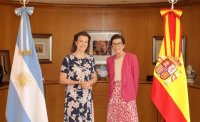 La embajadora de España ya se fue de la Argentina por el conflicto diplomático entre Javier Milei y Pedro Sánchez
