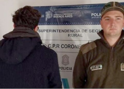 La semana pasada aprehendieron a un intruso en el campo de Ricardo Iorio en Coronel Suárez