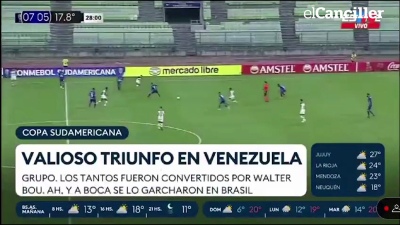 El inaudito error de TN: "A Boca se lo garch....en Brasil"