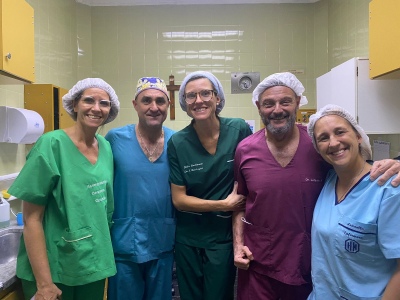 El doctor Mauro Lefevre y su equipo realizó un segundo implante coclear en el Hospital Municipal “Doctor Raúl Caccavo”