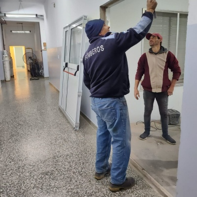 Albañil de Huanguelén donó su trabajo para mejorar el Hospital "Lucero del Alba"