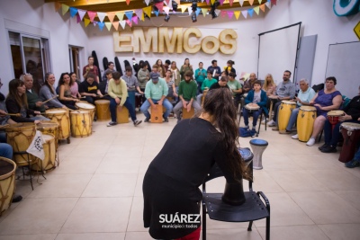 Taller de percusión por señas en la Escuela Municipal de Música