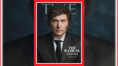 El presidente salió en la tapa de la revista Time: “Cómo Javier Milei está shockeando al mundo”