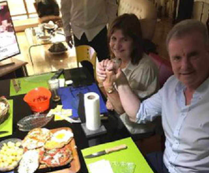 Patricia Bullrich almorzó con Gerardo Milman
