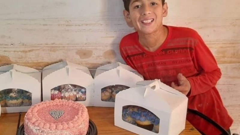 Joaquín, el nene de las tortas, logró juntar el dinero para su operación