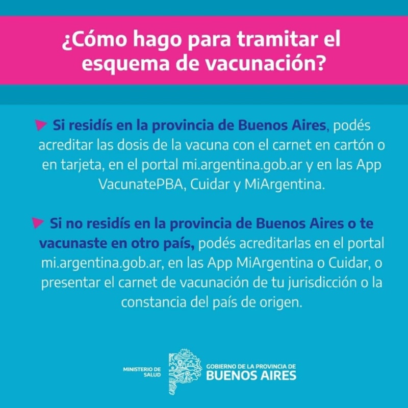 Pase sanitario obligatorio