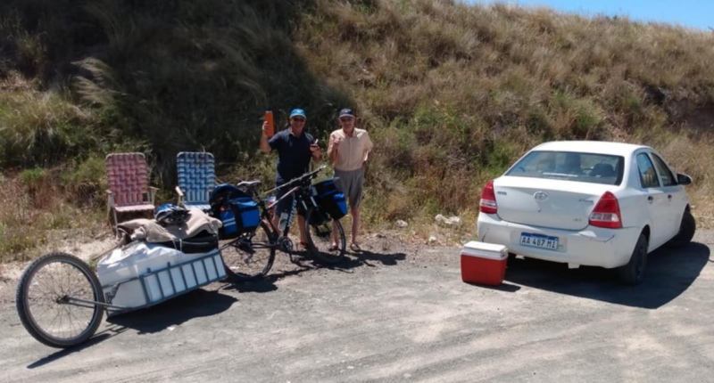 De Coronel Pringles a Ushuaia: 2.500 kilómetros a bordo  de una bicicleta