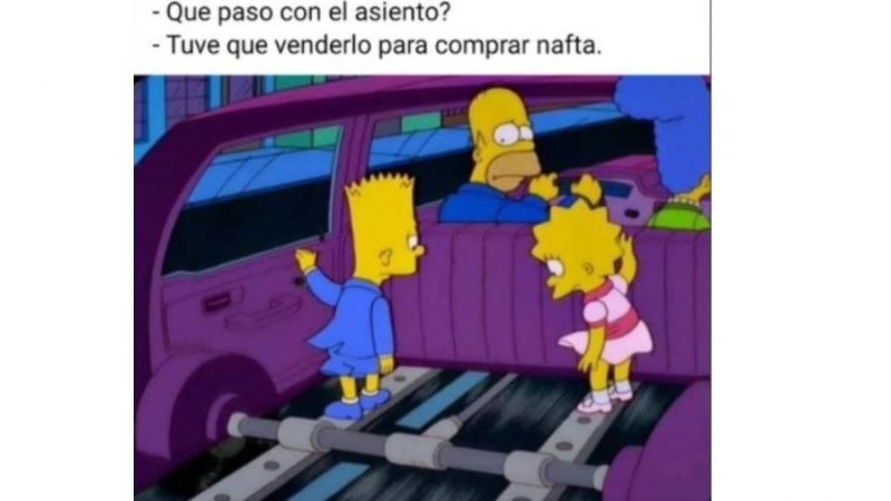 Subió la nafta y volvieron los memes