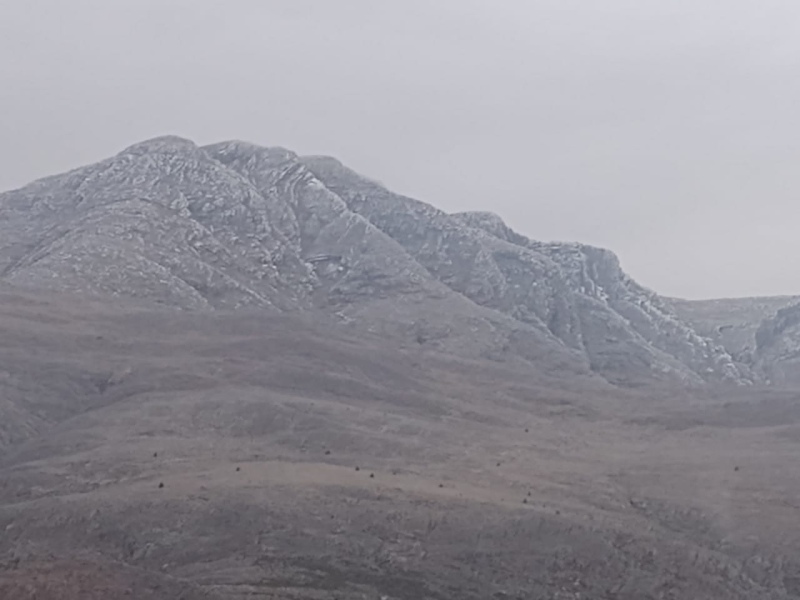 Comarca Serrana: Viernes y sábado con leve nevada en los cerros
