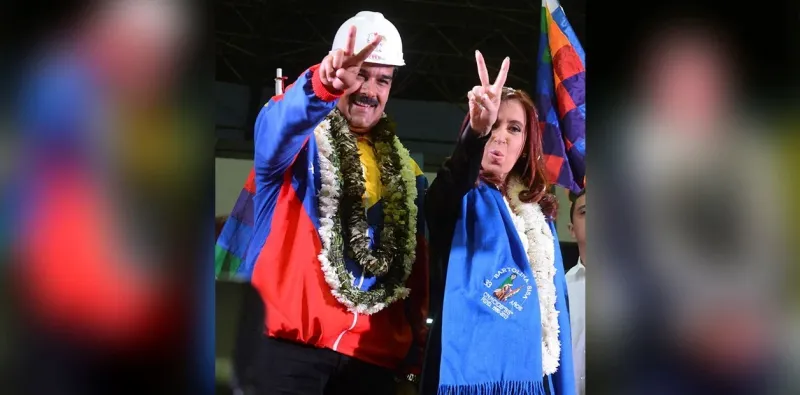 Maduro y Cristina en Cochabamba, Bolivia