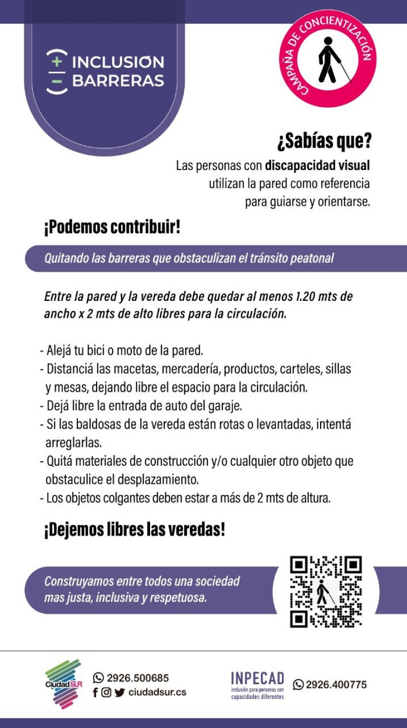 INPECAD y CIUDAD SUR realizaron una campaña de concientización en Plaza San Martín