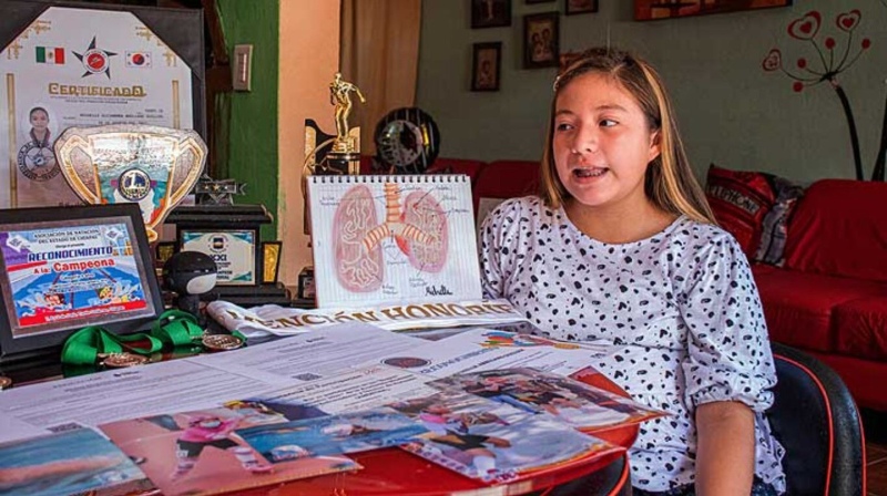 Michelle tiene 10 años, habla cinco idiomas y empezará a estudiar medicina en los Estados Unidos
