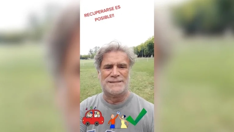 Medina en un video de Instagram hecho para la organización.