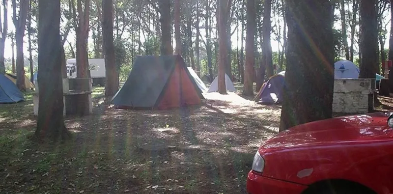 Camping El Faro en Mar del Plata , donde se llevó a cabo la reunión de militantes de la Coalición Cívica