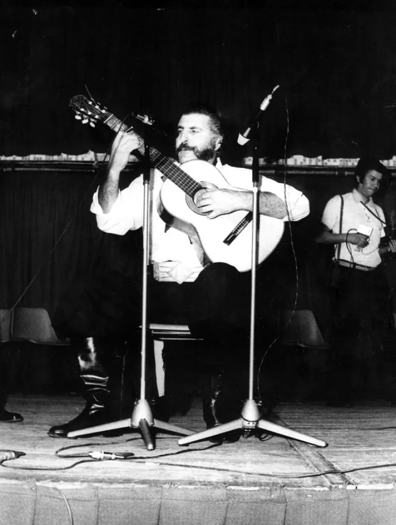  José Larralde en el Luna Park, 1972.