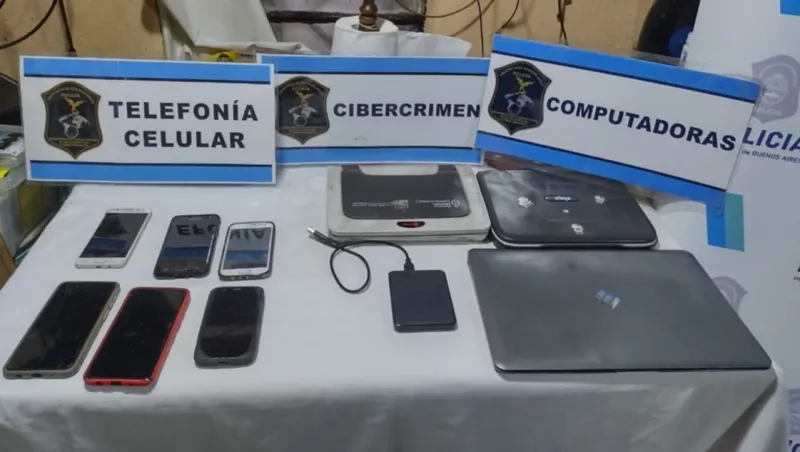 Pornografía infantil: secuestran celulares y notebooks en una casa de Sierra de la Ventana