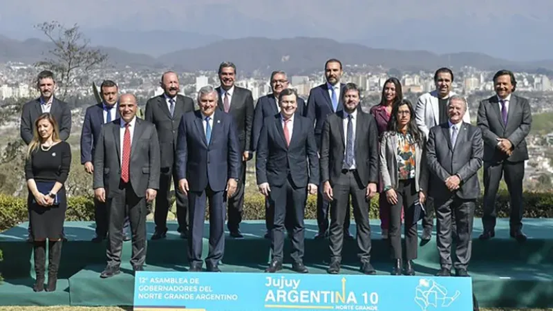 Una de las últimas reuniones de los gobernadores del Norte Grande, realizada en Jujuy y en la que también estuvo el jefe de Gabinete, Juan Manzur