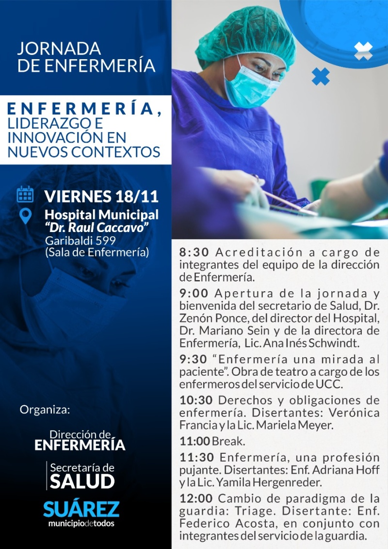 Jornada de enfermería “enfermería, liderazgo e innovación en nuevos contextos”