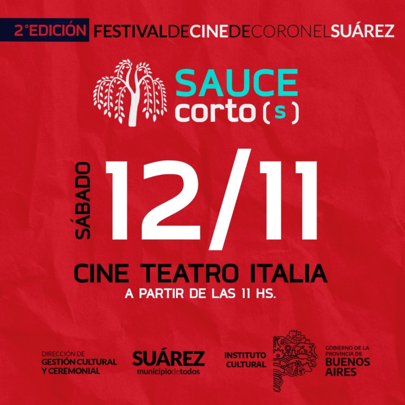 Cultura: se viene la 2° edición del festival de cine “Sauce Corto(s)”
