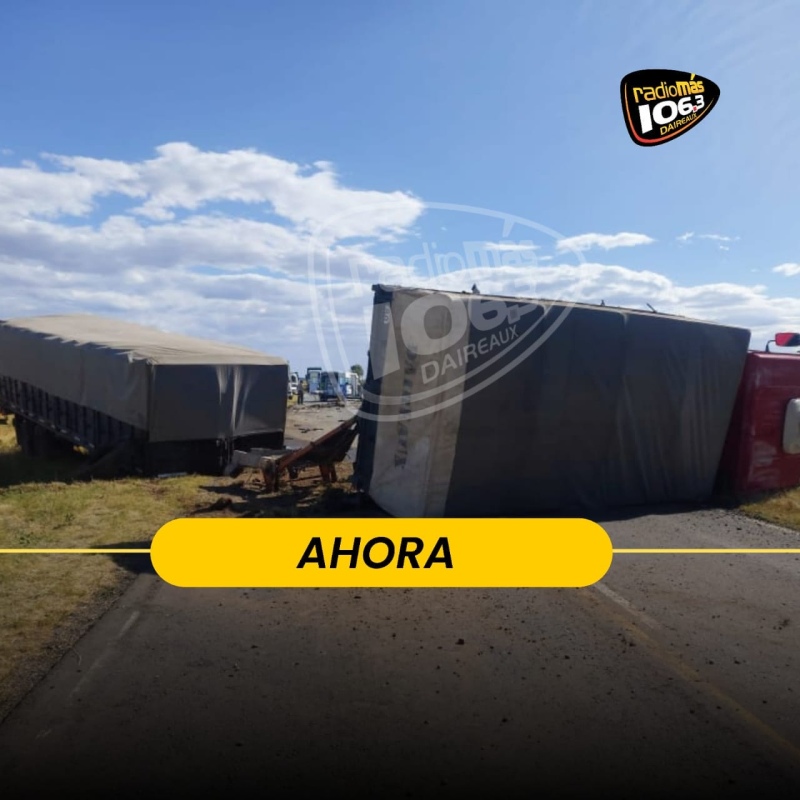 Grave accidente en Ruta 65 en cercanías a la localidad de Bonifacio