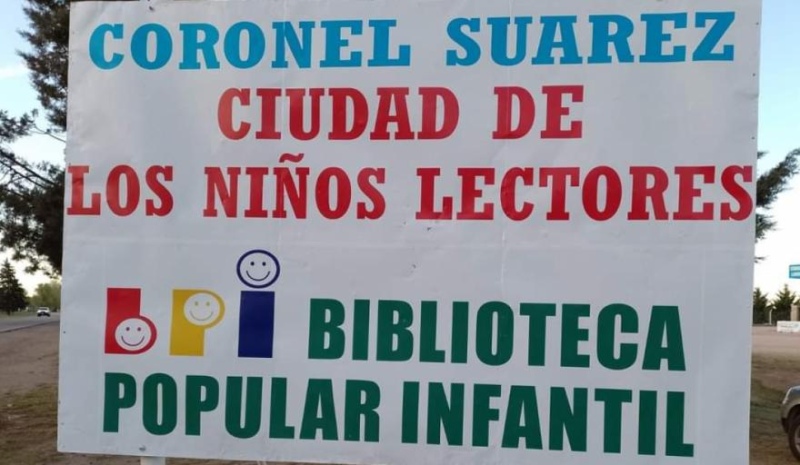 Agradecimiento de la Biblioteca Popular Infantil