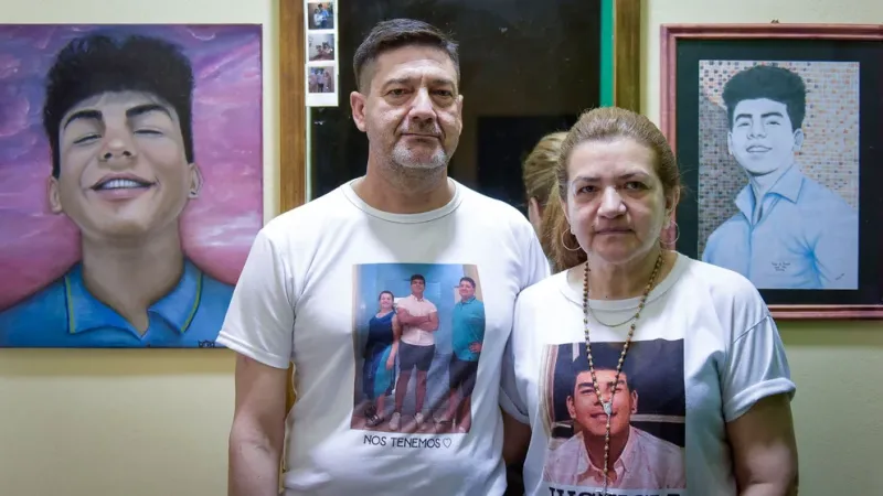 Silvino y Graciela Báez Sosa, los padres de Fernando.