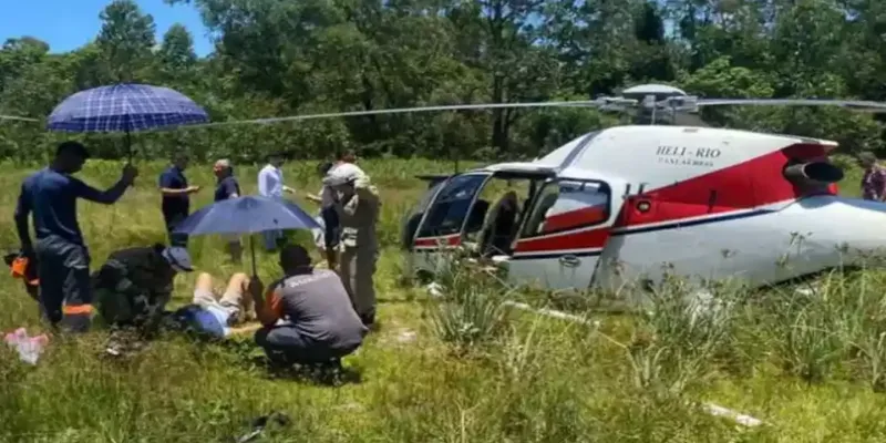 Horror en Brasil: cayó un helicóptero que trasladaba argentinos