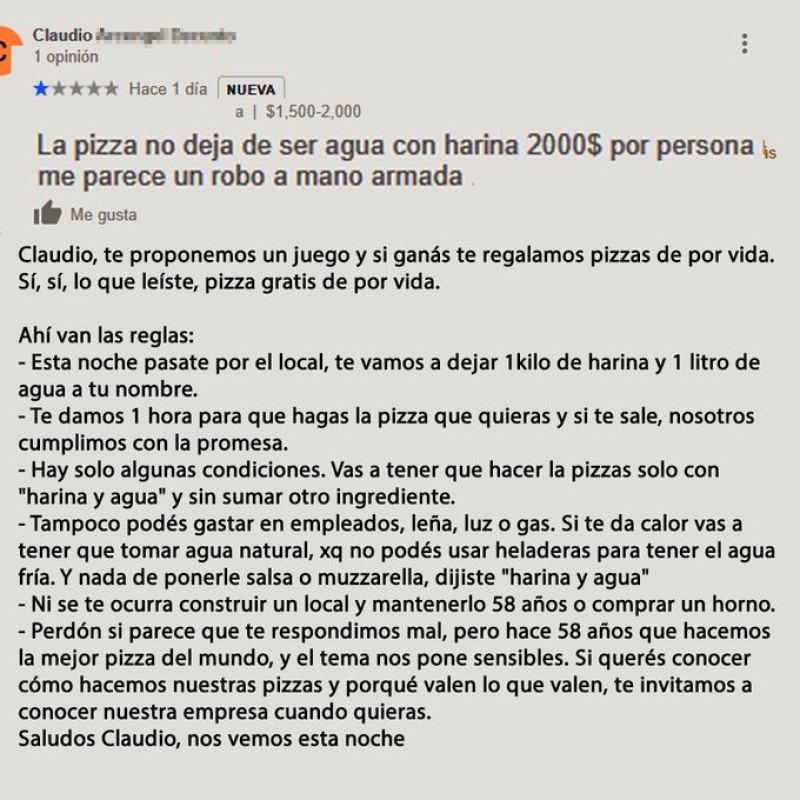Via Apia le propuso un original juego a un cliente