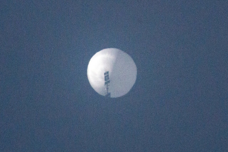 Un supuesto globo espía de Chino sobrevuela Estados Unidos