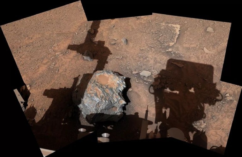 La NASA encontró un misterioso meteorito en Marte