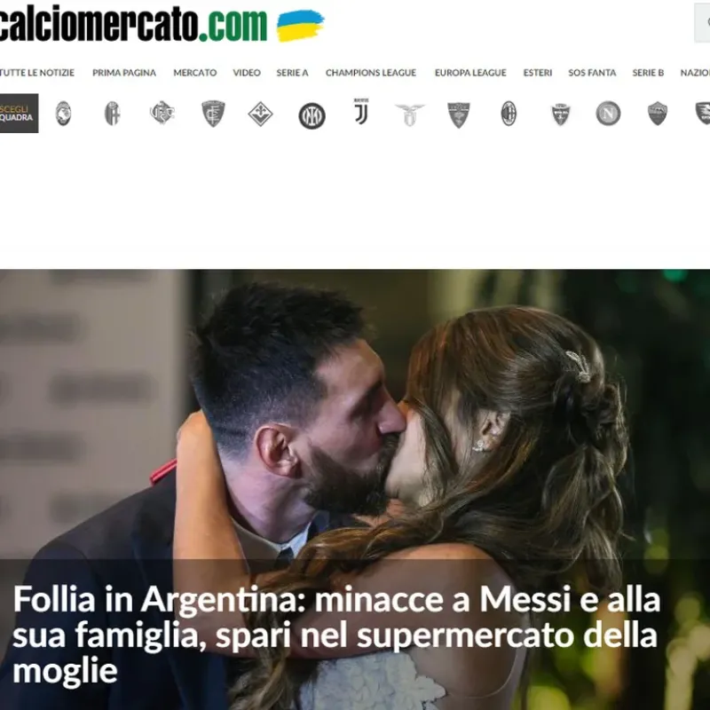 La portada de Calciomercato, un medio especializado en el mercado de fichajes, calificó de ”locura” lo ocurrido.