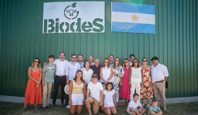 La empresa De Souza Hermanos inauguró BiodeS, su planta de gas metano, productora de energía eléctrica