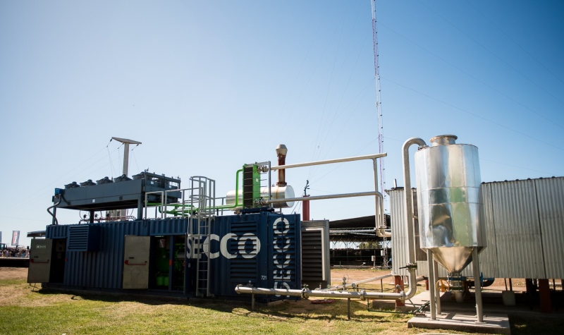 La empresa De Souza Hermanos inauguró BiodeS, su planta de gas metano, productora de energía eléctrica