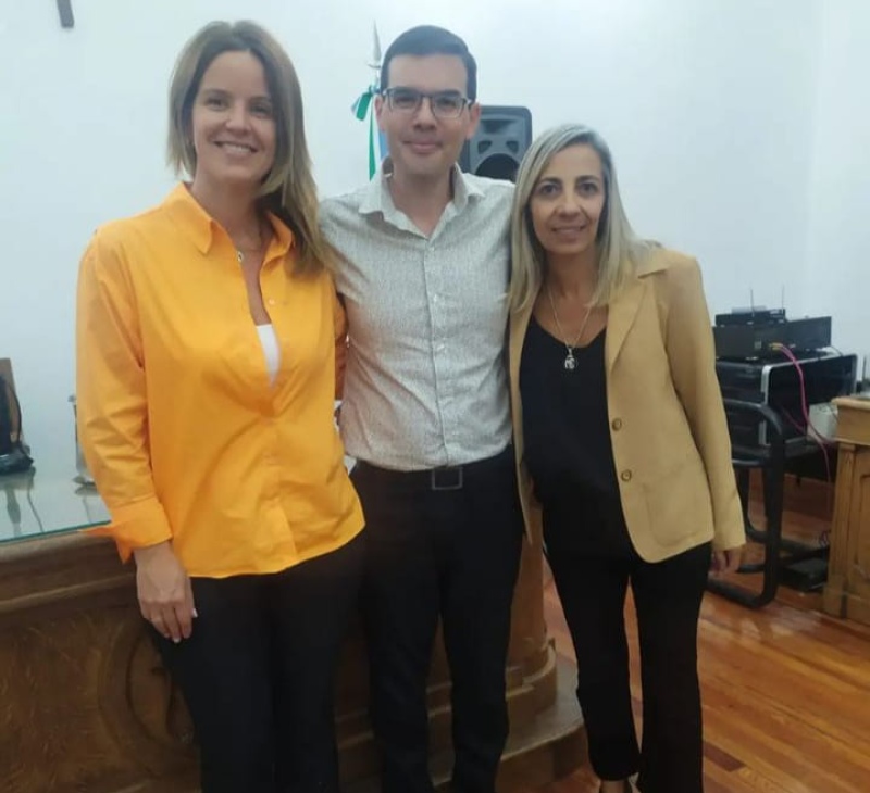 Los concejales del Pro Lourdes Fernandez, Ezequiel Filipuzzi y Eugenia Perez son los autores de este proyecto