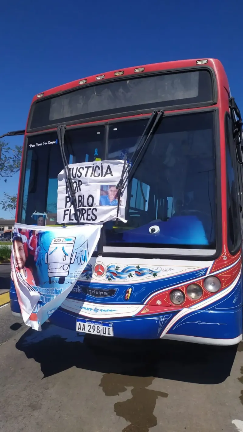 Colectiveros realizaron marchas en reclamo de la verdad y por mayor seguridad en la zona.