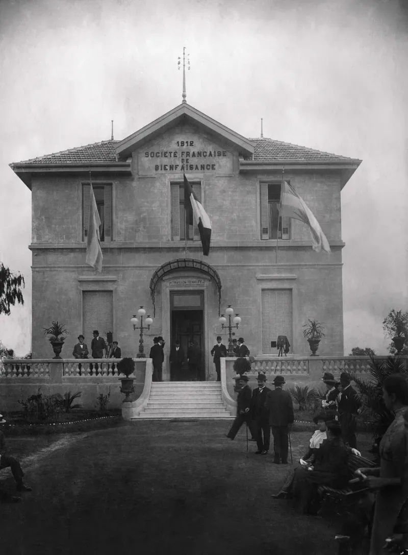 Sociedad Francesa de Beneficencia en Núñez. Henri Py donó el dinero para mudar el asilo de Bella Vista a la Capital Federal en 1911.