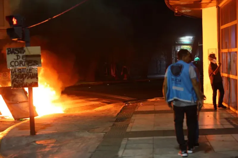 Protestas en la Ciudad de Buenos Aires, tras varios cortes de luz