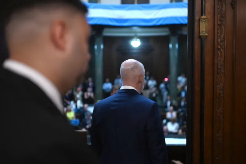  Horacio Rodríguez Larreta dio su último discurso como Jefe de Gobierno en la apertura de sesiones ordinarias de la Legislatura porteña. 