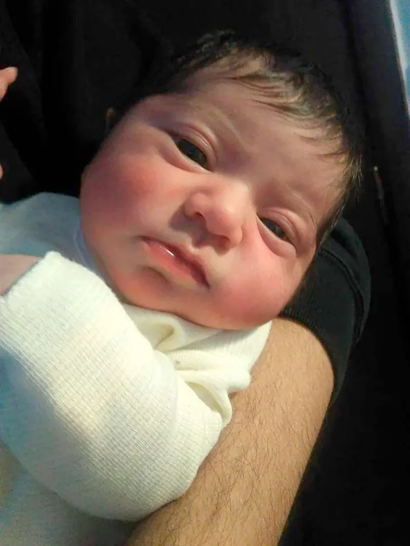 Cuando era bebé y todavía la identificaban como niña
