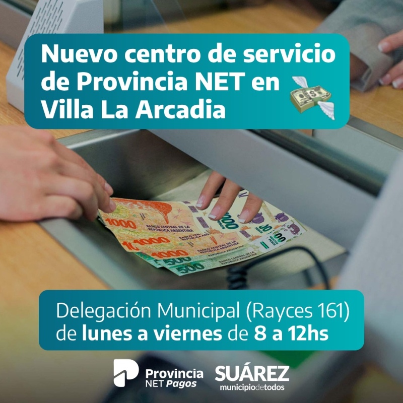 Villa La Arcadia: se instaló el servicio de Provincia Net en la delegación municipal