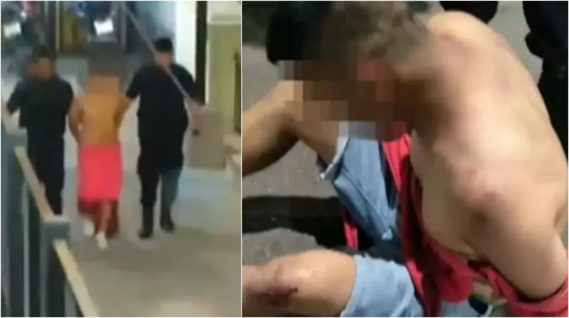 VIDEO: Un hombre intentó raptar a un menor en el tren Sarmiento y los pasajeros lo impidieron a los golpes