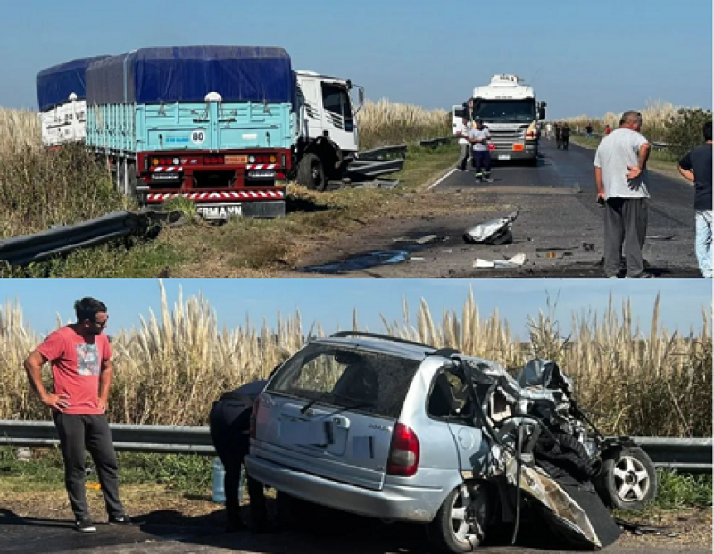 Camionero suarense y un dramático accidente en la ruta 33, con una mujer fallecida