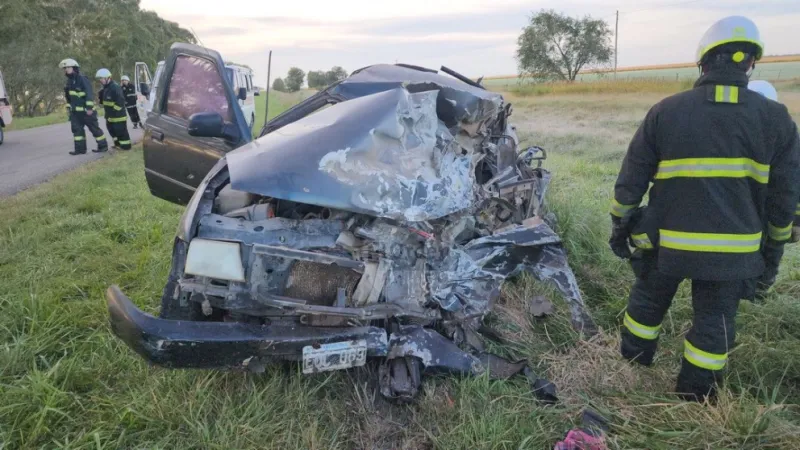 Tremendo choque con un fallecido cerca de San Eloy