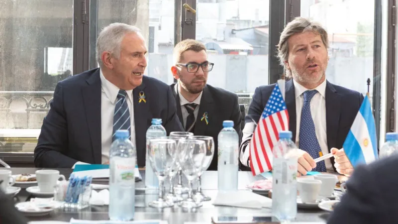 Marc Stanley, Embajador de Estados Unidos en Argentina y el Fiscal General Juan Bautista Mahiques