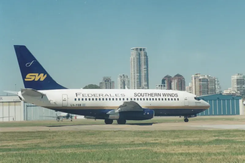 Southern Winds Federales llegó a tener seis aviones en el aire, todos 