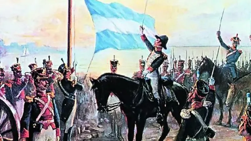 Uno de mis gratos recuerdos, cuando por fin tuvimos una bandera. Es cierto que me mandaron esconderla. Lució espléndida en el triunfo en Salta