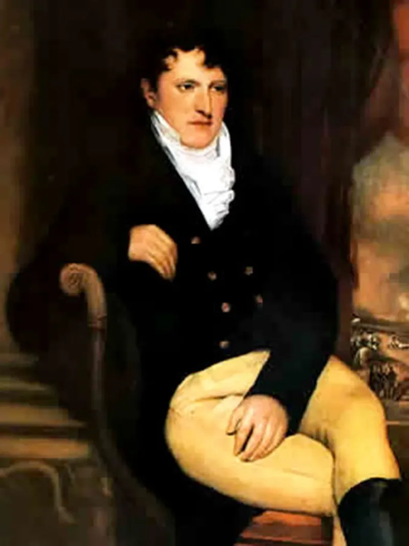 Este retrato me lo hice hacer cuando con Rivadavia fuimos en misión diplomática a Gran Bretaña. Bernardino se quedó y yo regresé justo días antes de la declaración de la independencia