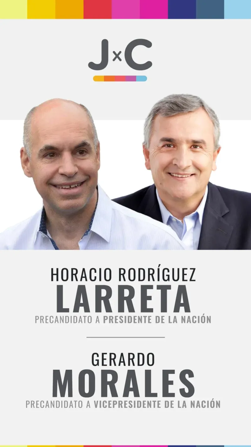 Horacio Rodríguez Larreta y Gerardo Morales, una de las fórmulas de Juntos por el Cambio